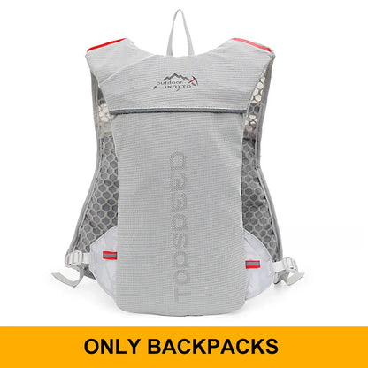 5L Ultralight Outdoor Trail Running Backpack — Hydration Vest with 500ML Water Bottle for Men
