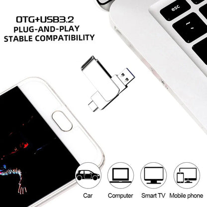 Xiaomi 16TB USB 3.2 Flash Drive — Super High-Speed Metal Mini U Disk, Type-C Pen Drive & Portable SSD Memory Disk