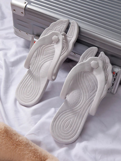 Portable Folding Travel Slippers – Non-Slip Beach & Hotel Flip-Flops for Couples