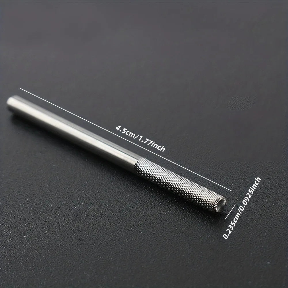Tungsten Steel Professional Nail Drill Bit - Gel Polish Remover, Cuticle Cleaner & Burr File for Electric Nail Machine