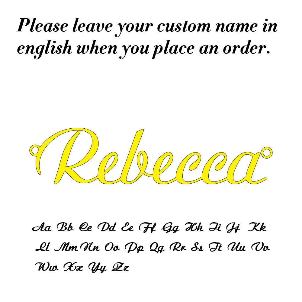 Personalized Gold Name Necklace - Custom Box Chain Handmade Jewelry Gift for Women, Mom & Birthday Keepsake
