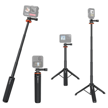 VRIG TP-08 TP-06 Tripod Stand Selfie Stick – Aluminum Alloy with 1/4 Inch Screw, Cold Shoe Mount & 360° Rotation, 1.5kg Load Capacity
