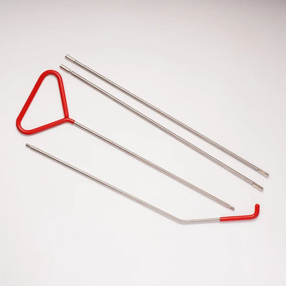 4PCS Auto Locksmith Tool Set - Emergency Car Door Unlock Kit with Extendable Connection Rod