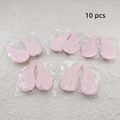 Angel Wing Plush Hair Clips - Cute 5cm Hairpin Barrettes for Girls Sweet Style Headwear & Accessories