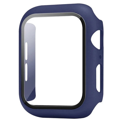 Apple Watch Glass Case Cover - Full Screen Protector for Series 9, 8, 7, 6, SE & iWatch 38mm-45mm