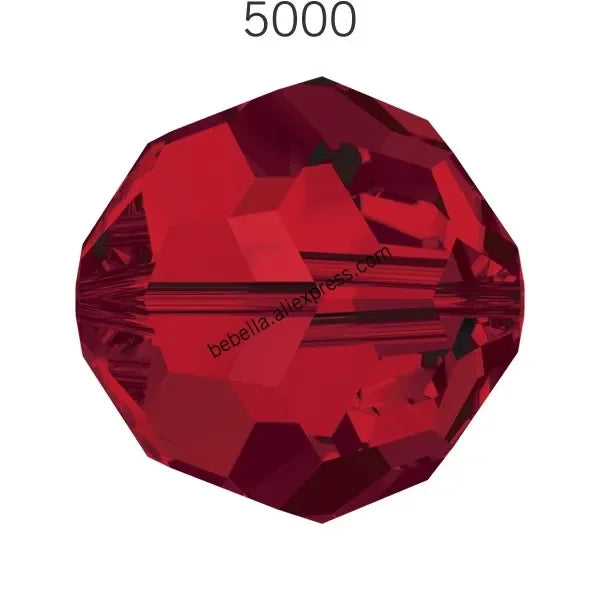 Austrian Crystal Round Beads - 5000pcs Genuine Rhinestone Beads for DIY Bracelet Jewelry Making