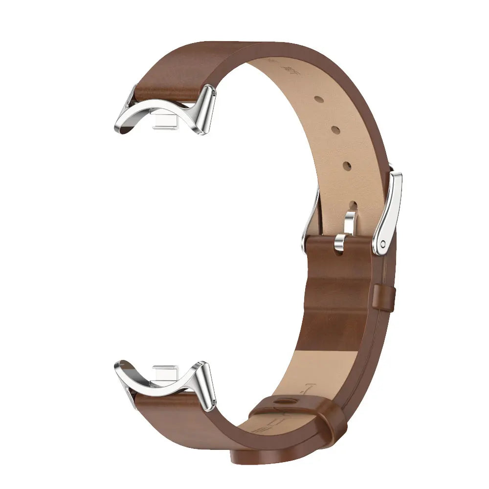 Leather Strap for Xiaomi Mi Band - Stylish Replacement Wristband for Mi Band 10/9/8/7/6/5 Mijobs Design