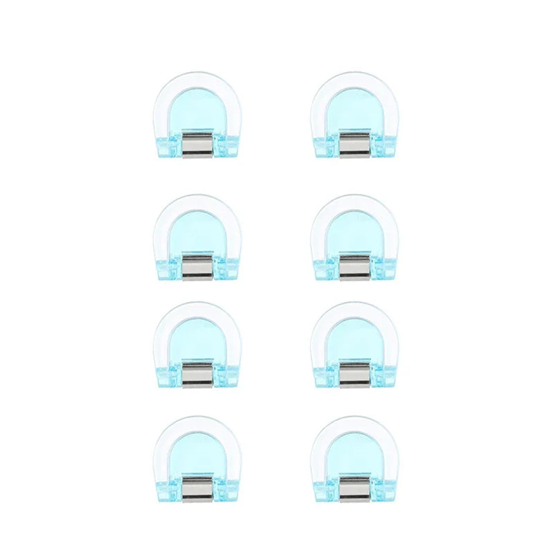 8PCS Invisible Pant Hem Clips - Non-Slip Leg Shortening Clips for Clothing Adjustment & Quick Fixing