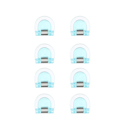 8PCS Invisible Pant Hem Clips - Non-Slip Leg Shortening Clips for Clothing Adjustment & Quick Fixing
