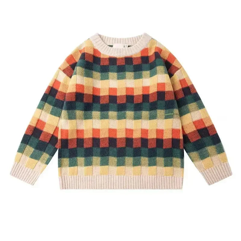 Kids Knit Sweater & Leggings Set - Warm Winter Baby Boy Girl Tops and Clothing Outfit Ages 2-10 Years
