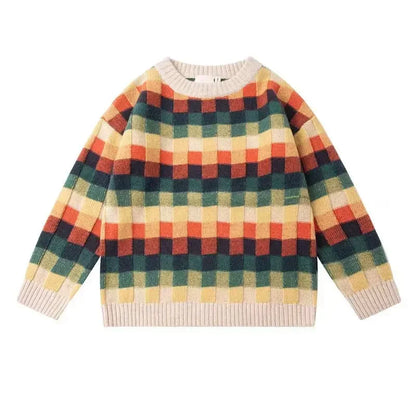 Kids Knit Sweater & Leggings Set - Warm Winter Baby Boy Girl Tops and Clothing Outfit Ages 2-10 Years
