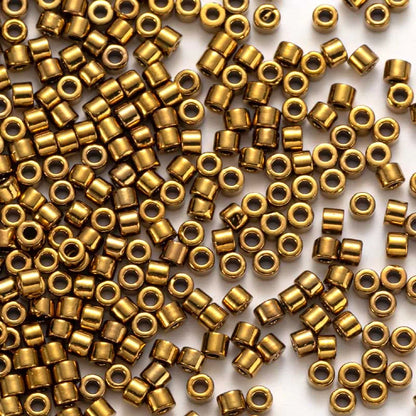 MKY 2.0MM Metallic Glass Beads - Loose Beads for DIY Handmade Crochet & Jewelry Crafts