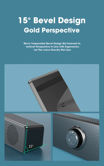 High-Quality Desktop Bluetooth & Wired Microphone - Dual-Purpose Speaker with High Volume