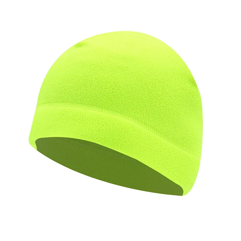 Winter Thermal Fleece Hat - Windproof Outdoor Beanie for Men & Women Cycling Skiing