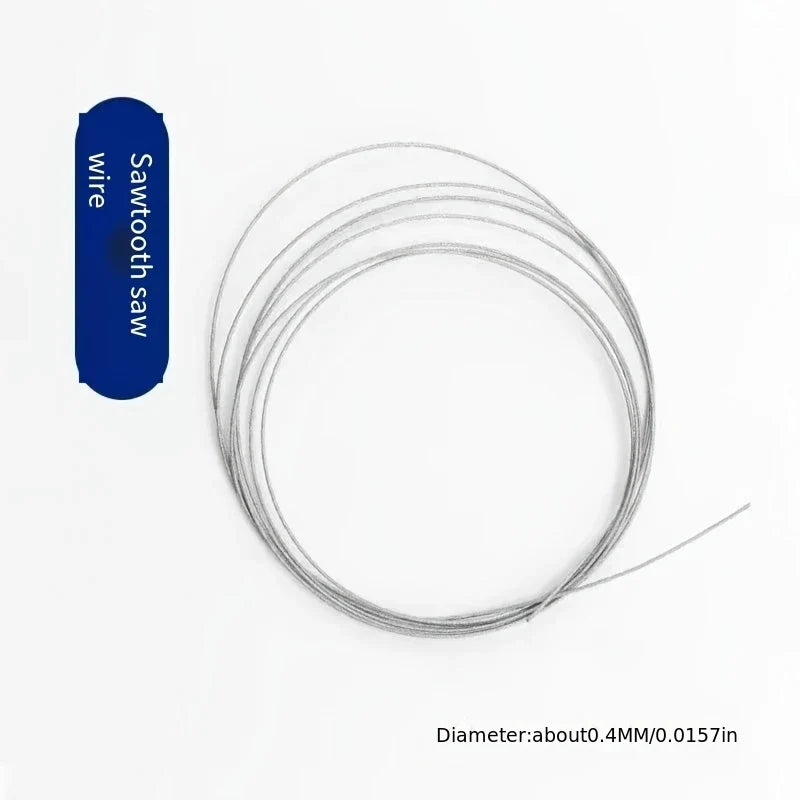 DIY Mini Wire Saw - Multi-Functional Handheld Cutter for Woodworking, Plastic & Precision Model Crafting