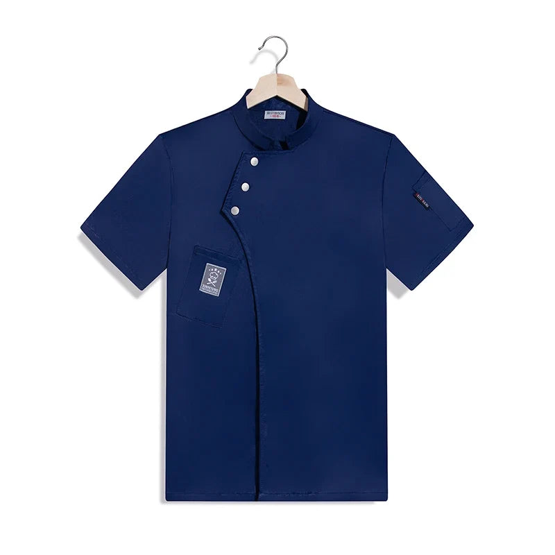 Catering Chef Work Shirt - Restaurant Kitchen Uniform T-Shirt for Cooks, Bakers & Hospitality Staff