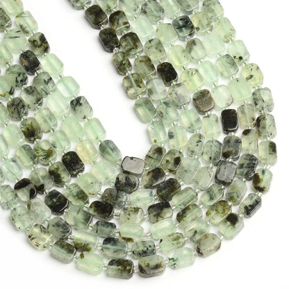 Natural Gemstone Rectangle Beads - 8x12mm Amethyst Citrine Lapis Lazuli Spacer Beads for DIY Jewelry Making & Bracelets