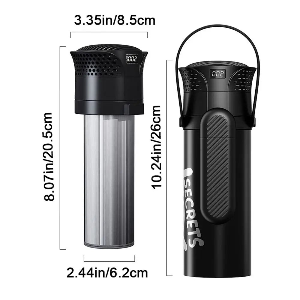 Rechargeable Insulin Refrigerated Cup - Portable Medicine Cooler with LCD Digital Display
