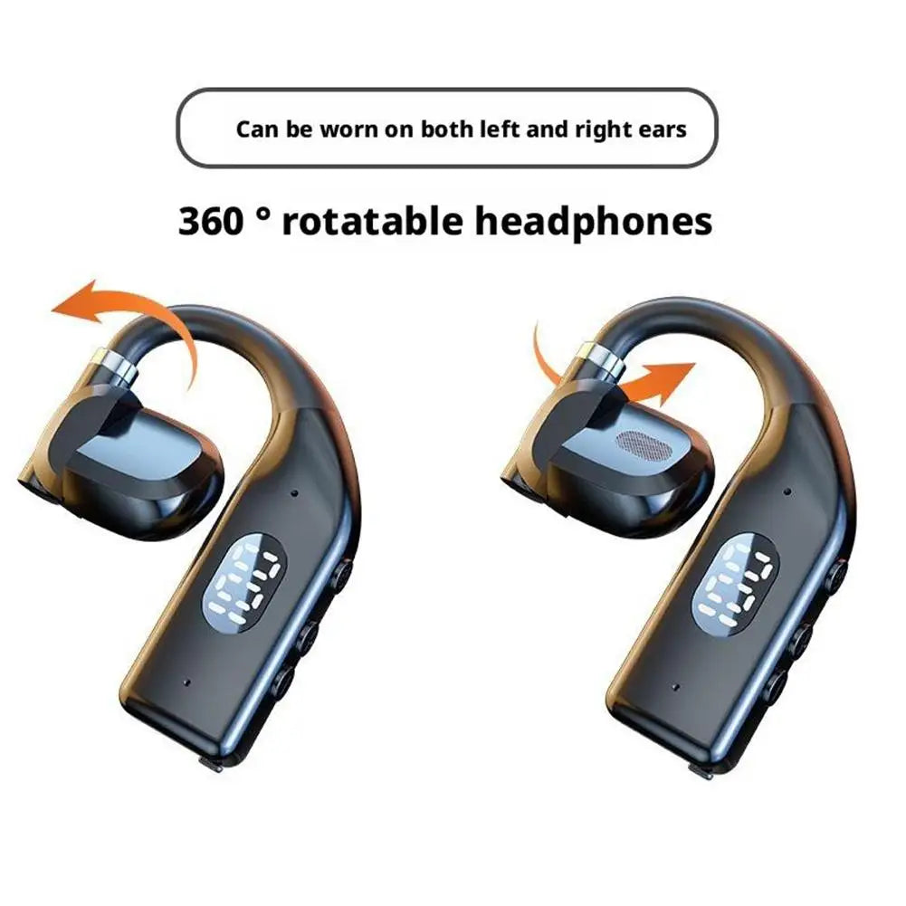 Wireless Bluetooth 5.4 Earbuds - HiFi Stereo Gaming & Sports Headset with Noise Reduction and Microphone