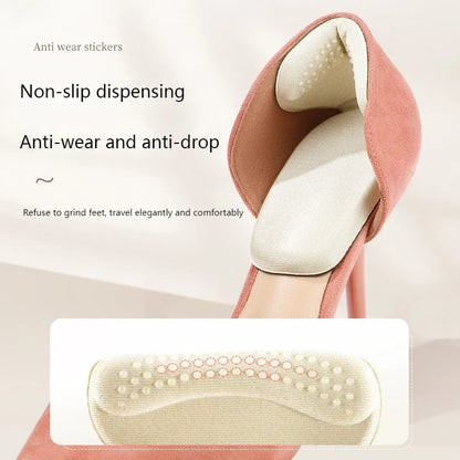 T-Shaped Sponge Heel Stickers - Shoe Cushion Protectors for High Heels - Inserts, Pads, Adjusters for Women's Shoes
