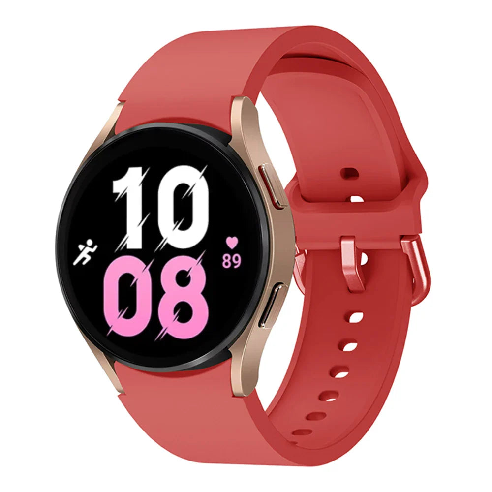 Silicone Replacement Strap for Samsung Galaxy Watch – Sport Bands for Watch 4, 5, 6, 7 (40-47mm)