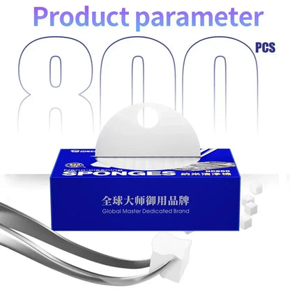 Mechanic NC800 Nano Sponge Cleaner – No Residue Phone Screen, PCB, Motherboard, Back Glass, Camera Solder Flux & Oil Frame Cleaning Tool