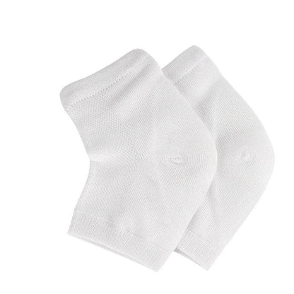 Silicone Heel Socks Foot Care - Moisturizing Gel Heel Protectors for Cracked Dry Feet, Pain Relief & Plantar Support