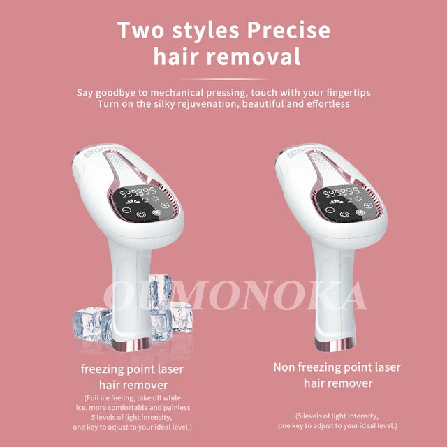 Body Bikini IPL Hair Removal Device — 999,999 Flashes Permanent Painless Laser Epilator for Women, Home Use