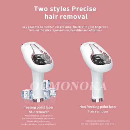 Body Bikini IPL Hair Removal Device — 999,999 Flashes Permanent Painless Laser Epilator for Women, Home Use