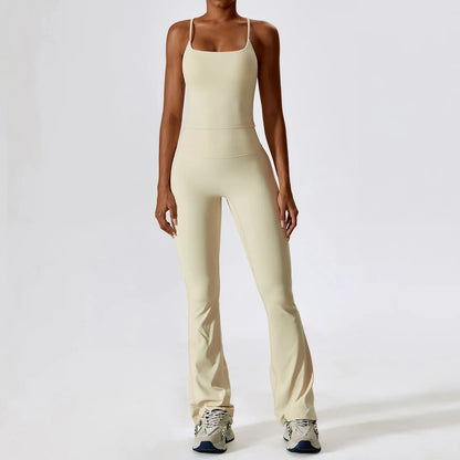 2PCS Seamless Women’s Yoga Set – Long Sleeve Crop Top & Leggings Workout Outfit, Athletic Gym Sportswear