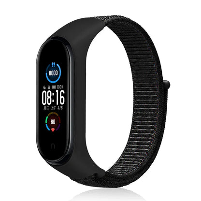 Nylon Loop Strap for Xiaomi Mi Band - Adjustable Sport Wristband Bracelet for Mi Band 3 4 5 6 7 8