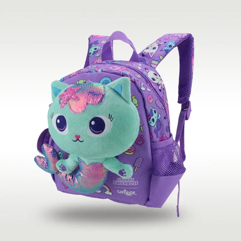 Genuine Gabby’s Dollhouse Cartoon School Bag — Anime Kawaii Backpack, Large Capacity Student Bag, Perfect Birthday Gift