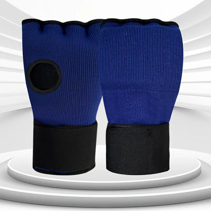 Hybrid MMA Gloves - Half-Finger Boxing & Muay Thai Training Mitts with Thick Sponge Padding