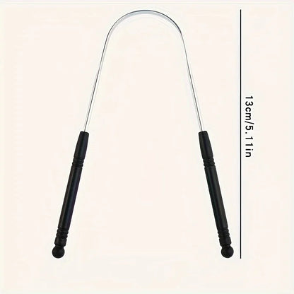 Stainless Steel Tongue Scraper – High-Quality Oral Tongue Cleaner Brush for Superior Oral Hygiene