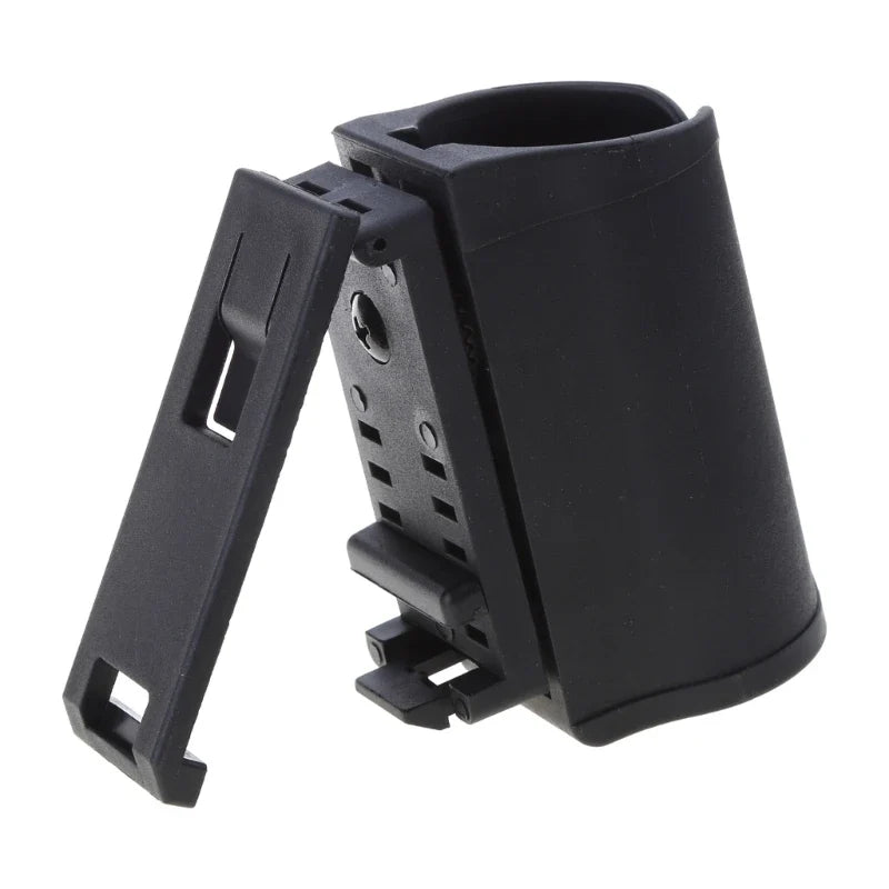 Tactical Flashlight Holder - Adjustable Open Top Rotating Baton Holster Pouch for Duty Belt Outdoor Gear