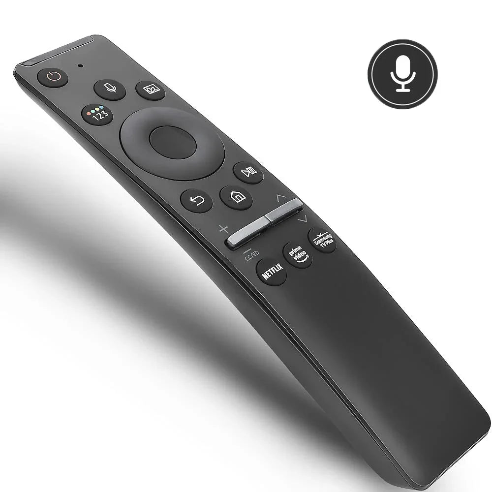BN59-01330A / BN59-01329A Replacement Voice Remote Control — Compatible with Samsung LED, QLED, UHD, SUHD, HDR, LCD, 4K, 8K, 3D Curved Smart TVs
