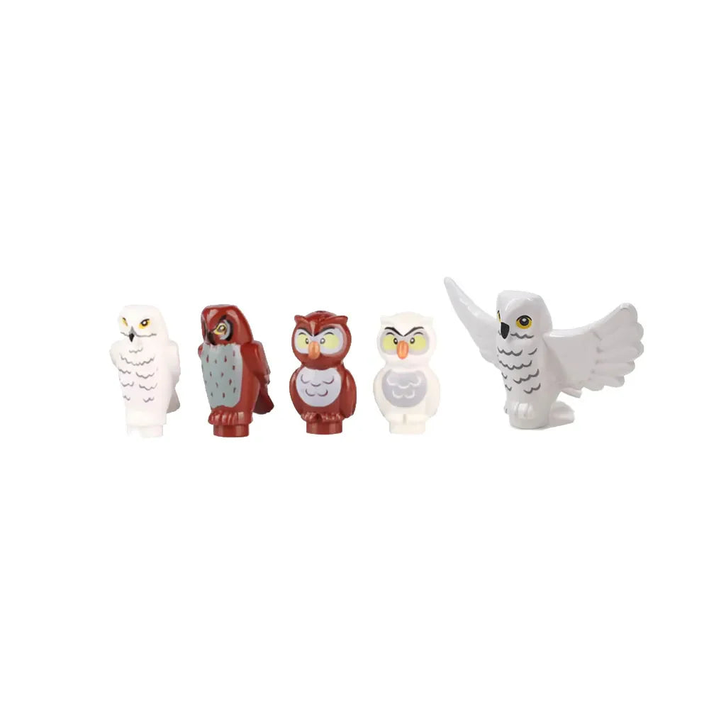 MOC Animal Scene Building Blocks – Zoo & Wildlife DIY Toy Bricks with Ducks, Cats, Dogs, Penguins, Eagles, Wolves, Bears, Deer, Sharks, Snakes, Mice, Sheep (K055)