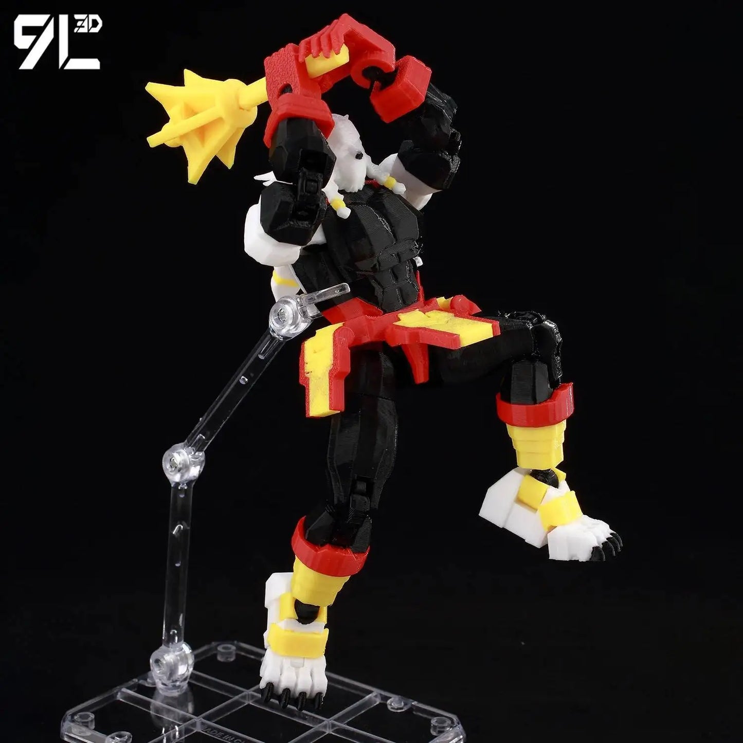 3D Printed Invincible 2.0 Superheroes Action Figures – Multi-Jointed Anime Toy Model Ornaments Gifts