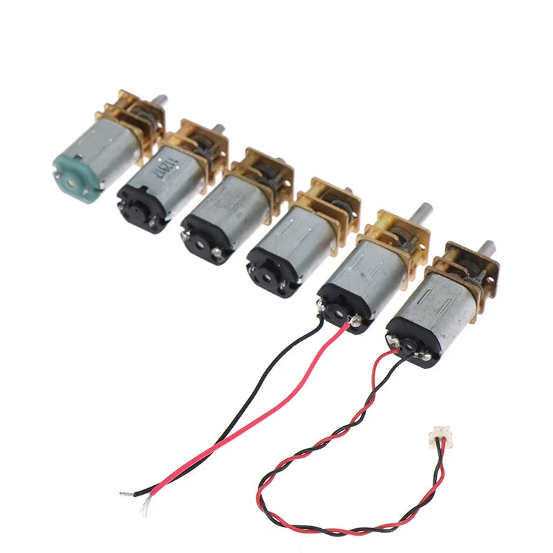Mini N20 Gear Motor - 3V-12V Full Metal Gearbox DC Motor with High Torque for DIY Robots