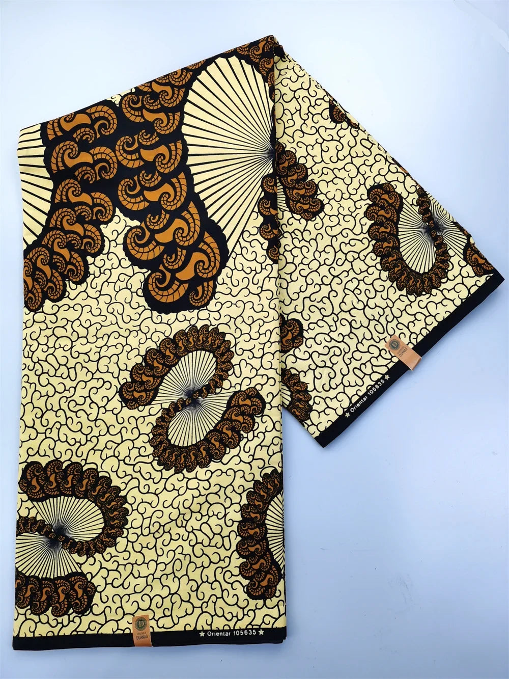 African Ankara Wax Print Fabric - 100% Cotton Nigerian Designer Pagne for Sewing & DIY Party Dresses