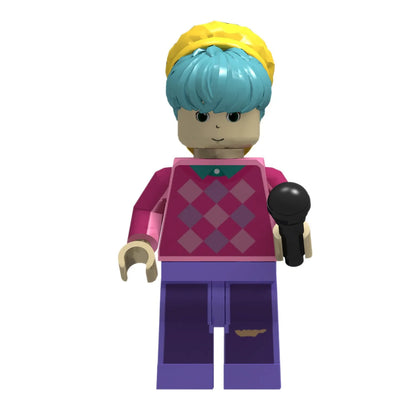 New Kpop Demon Hunters Mini Action Figure – Building Blocks Toy & Desk Decoration Collectible Gift
