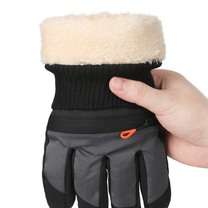 Adult Winter Ski & Snowboard Gloves – Waterproof Warm Motorcycle Riding Gloves for Men & Women