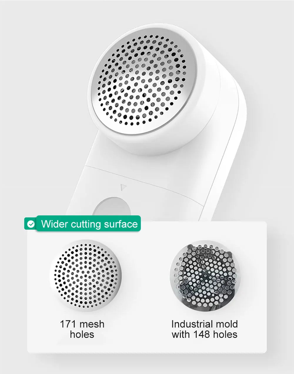 Portable XIAOMI MIJIA Rechargeable Fabric Lint Remover – Clothes & Sweater Fluff Shaver Pellets Cleaner