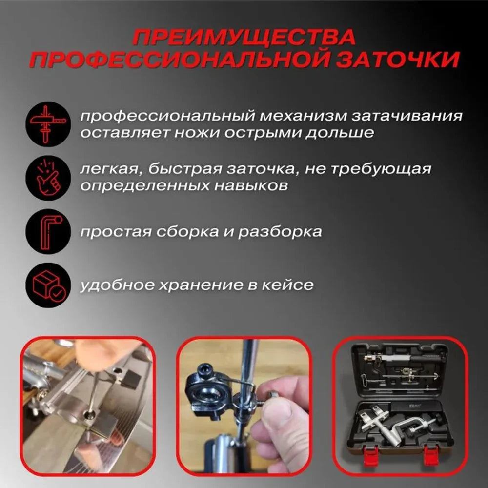 RUIXIN PRO RX-009 Knife Sharpener - Fixed Angle Diamond Whetstone Sharpening & Polishing System