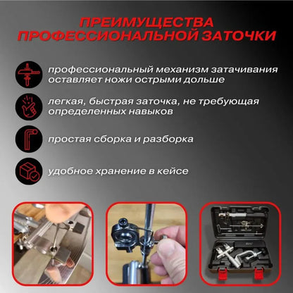 RUIXIN PRO RX-009 Knife Sharpener - Fixed Angle Diamond Whetstone Sharpening & Polishing System