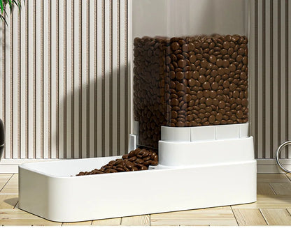 Cat & Dog Automatic Feeder with Water Dispenser – Gravity Food Storage Container