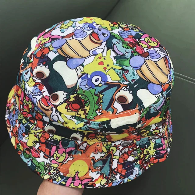 Pikachu Anime Baseball Cap - Adjustable Cartoon Cosplay Hat for Men, Women & Kids Sports Hip Hop Style Gift