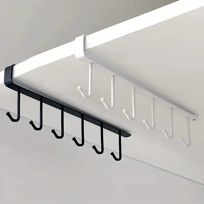 Iron Keychain Display Rack - Multifunctional Jewelry, Accessory & Kitchen Hook Storage Organizer