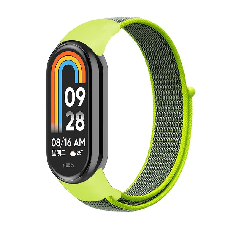 Sport Nylon Loop Strap for Xiaomi Mi Band 9 8 NFC – Replacement Wristband for Mi Band 7 6 5 4 3