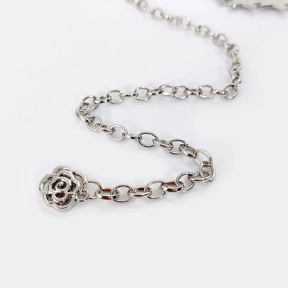 Y2K Star Chain Belt for Women - Adjustable Gold Silver Goth Punk Waist Accessory